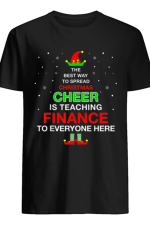 Christmas Pajamas For Finance Teacher shirt